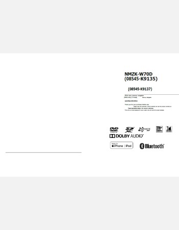 2020 daihatsu tanto wide entry memory navigation system (nmzk-w70d) navigation & multimedia manual